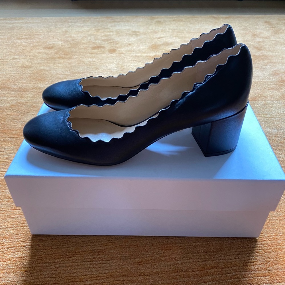 Chloe Lauren Scalloped Pumps